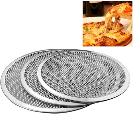12 Zoll-Aluminiumpizza-Schirm-stützbares Nahrungsmittelbacken