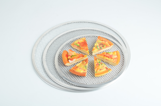 Draht Mesh Aluminum 6&quot; Edelstahl-Pizza-Schirm-hohe Temperatur auf Lager