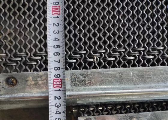 Quetschverbundener Vibrationsdraht schirm-Mesh Stainless Steel High Manganeses 65mn