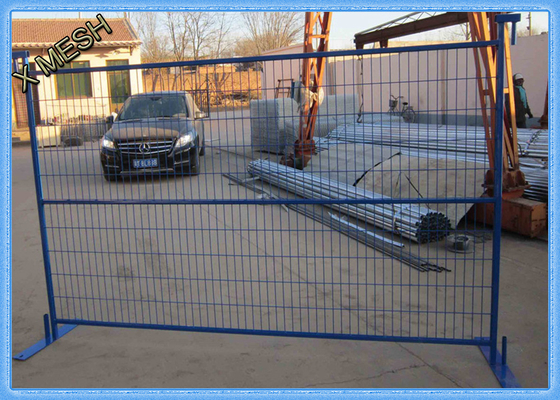 PVC-überzogenes vorübergehendes Zaun-Gewebe-Massenstahl-Material 6ft hohes 9.5ft breit