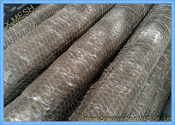 1/2“ Maschenweite-Metalldraht-Maschen-PVC beschichtete galvanisierte Sechseckdrahtgeflecht-Hühnermasche