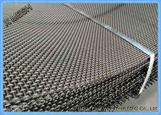 65 Mangan gesponnene quetschverbundene Draht-vibrierender Schirm-Masche für vibrierenden Stein
