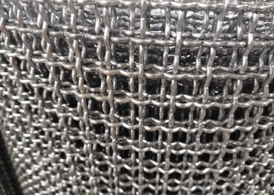 Aluminum 5052 Plain Weave Crimped Wire Mesh Use As Fence Or Filter In Industry