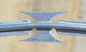 Ziehharmonika-Durchmesser des Rasiermesser-Bto22 der Spulen-450mm mit Stacheln versehen