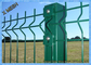 Grünes Pulver-täfelt überzogener Maschendraht-Zaun Umkreis beschichteten geschweißten Draht-Zaun-Stahl