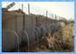 Hesco-Sperre verschweißte Gabions-Korb-Zink-Aluminiumlegierung beschichtet für Militärbastion