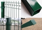 Grünes beschichtetes PVC schweißte Maschendraht-Zaun/3D gebogenes Maschendraht-Fechten