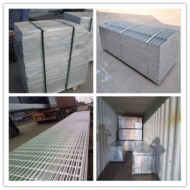 Galvanisiertes Stahlfahrstraßen-kratzendes Hochleistungsmetall, das Stabstahlgitter gezackte Stahlmasche trägt 6