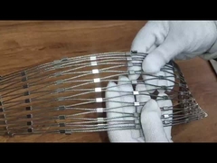 Zoo Tier Käfig Schutz Edelstahl Zaun Bildschirmnetz Ausdehnen Web Draht Seil Kabelnetz