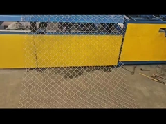 Galvanisiertes Loch Zyklon 60x60 50ft Pvc beschichtet Kettenglied Zaun Höhe 1,8m