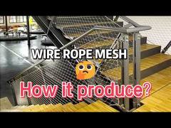 Flexibles X Tend 1,2 mm Stahlseilnetz für Geländer