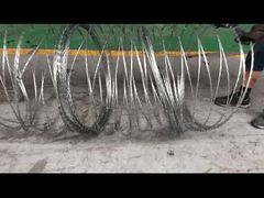 800mm Durchmesser Konzertina-Draht Flachwicklung Bto-20