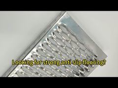 Hot Dip Galvanized Plate Perforated Metal Mesh Sicherheitsgitter Gehweg Rostfrei