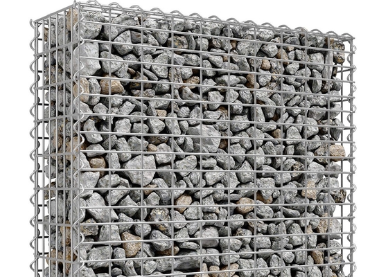 Besonders angefertigt formen Sie heißen eingetauchten galvanisierten geschweißten Gabion Mesh For Gabion Screen