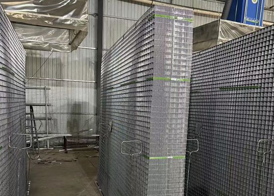 konkreter geschweißter Draht Mesh Panel Australian Standard der Verstärkung15x15 1 - 49 Tonnen