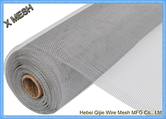 Eloxierte Aluminiuminsekten-Schirm-Masche 1 x 30 M Rollen-Epoxid-Beschichtungs-silberne weiße Farbe