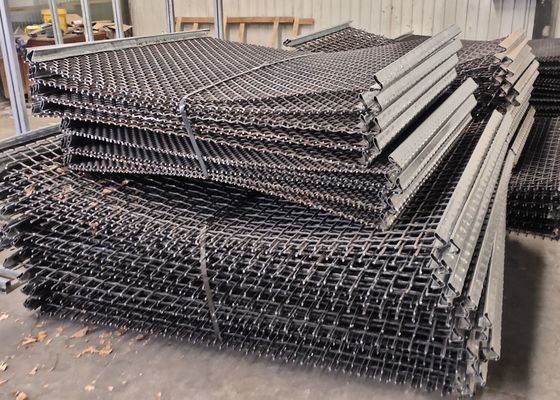 Quetschverbundenes Steinbrecher-Draht-Mesh Vibrating Screen For Mine-Sieben