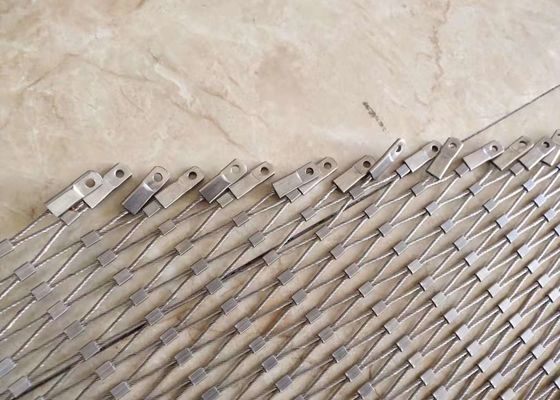 × 7 Xtend 7 7 × 19 Edelstahl-Drahtseil Mesh Ferrule Type 304l