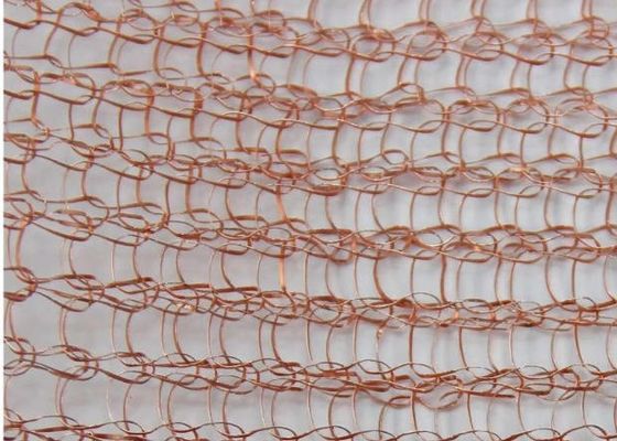 Premium Copper Wire Mesh Double Round Knitted Wire Mesh