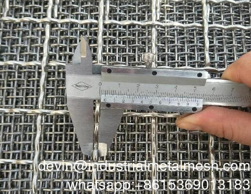 Unlegierter Hartstahl quetschverband gesponnene vibrierender Schirm-Masche für Minning