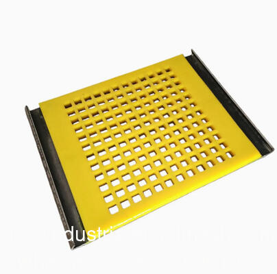 Polyurethan-Siebmaschen-Haken-Spann-Typ verschleißfest korrosionsbeständig hochelastisch lange Lebensdauer für Bergbau-Erzsiebung