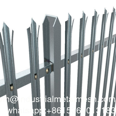 Steel Palisade Fence Steel Structures for Mobile Base Station Telecom Towers Fence