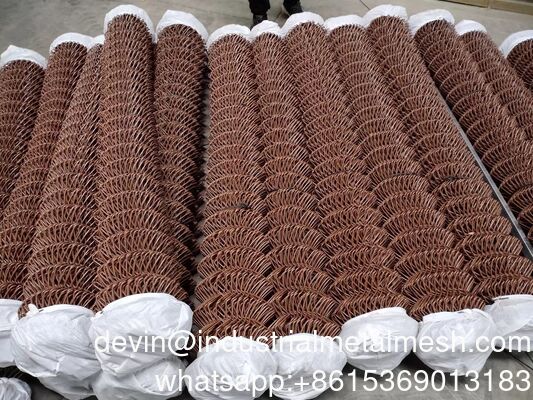 PVC Coating Chain Link Iron Wire Mesh Fence by 30meters Length