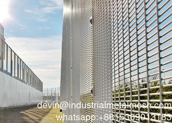 3.3*2.4m Hoch Anti-Klettern Sicherheits Gefängnis Zaun Panels 358 Drahtzaun Gitterzaun Anti-Diebstahl Zaun