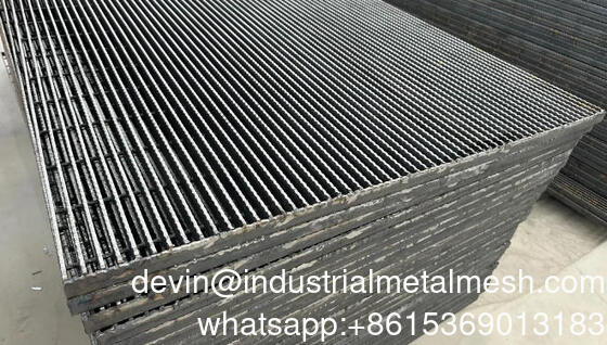 Q235/Q345 Material Quadratische Gestaltung Galvanisiertes Stahl-Abflussgitter für Grundstücksgraben