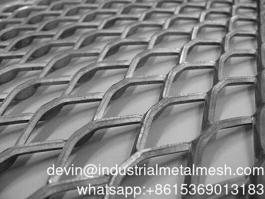 Baustoff Fassadenverkleidung Aluminium-Expandierte Blech-Drahtnetz für Korridor-Treppen-Baffle