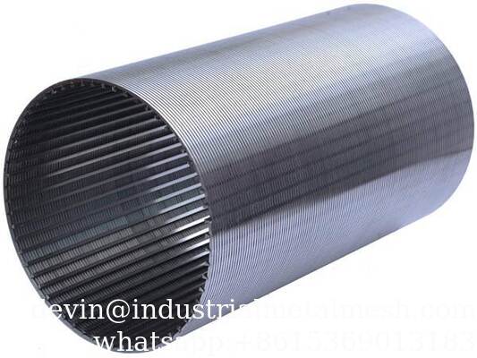 S32750 18S/Q35-12mm Profile Full Welded Wedge Wire Screen