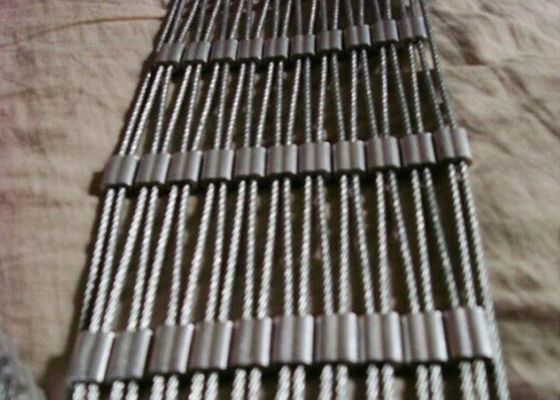 Flexibles X neigen 1.2mm Drahtseil Mesh For Balustrade