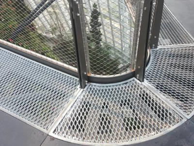 Schützendes Edelstahl-Streckmetall Mesh Perforated Plain Weave