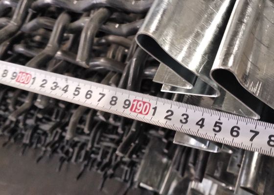 Quetschverbundenes Drahtgewebe Mesh Vibrating des unlegierten Hartstahls