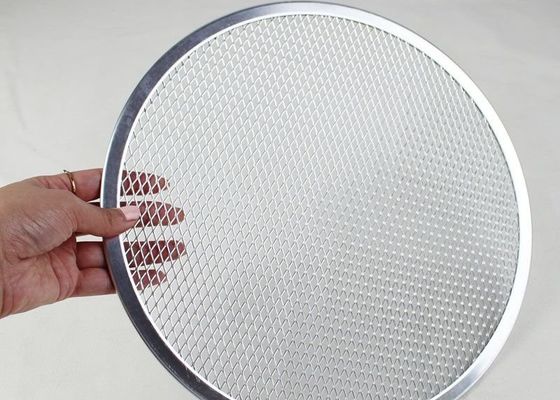 Der 7/12/13/15/20 Zoll-Draht Mesh Pizza Pan Aluminum Alloy verdicken