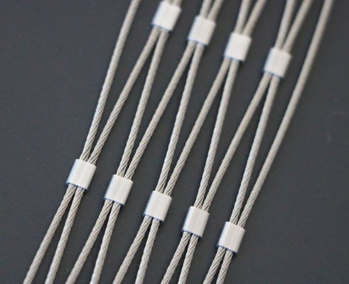 20x20mm Leinwandbindungs-Metalledelstahl-Drahtseil-Masche