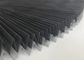 Schwarzes Polyester-einziehbares gefaltetes Fliegengitter/gefaltetes Moskito-Netz für Tür