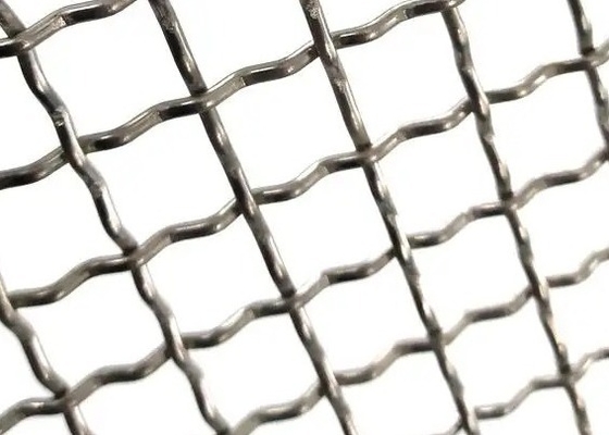 3x3 316 316L Edelstahl quetschverbundener Draht Mesh Plain-/Twill-Webart