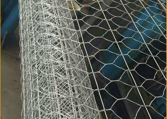 1 x 1 x 1 Meter galvanisierter Gabions-Kasten/sechseckiger Gabions-Maschendraht 50 x 50 Millimeter