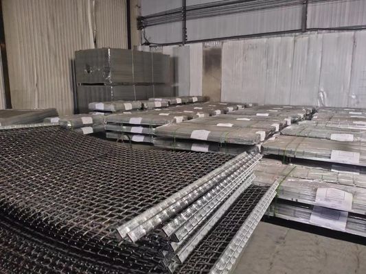 0,7–20 mm Gi-gewelltes Drahtgeflecht aus 45#-Stahl mit mittlerem Kohlenstoffgehalt