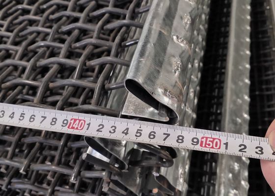 0,7–20 mm Gi-gewelltes Drahtgeflecht aus 45#-Stahl mit mittlerem Kohlenstoffgehalt