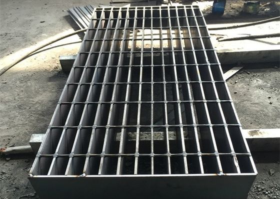 Baustoff Industriewege Stahlstange Gitter Hot DIP Verzinkte Plattform Stahlgitterplatte