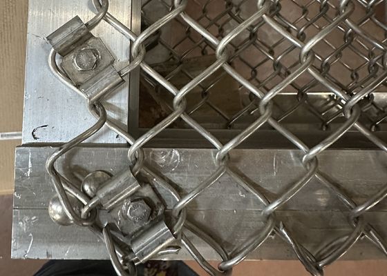 Edelstahl 316L Kettenverbindung Zaun Stoff Grenzwand Verzinkter Stahl