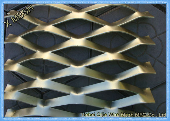 Diamond Hole Aluminum Flattened Expanded-Blatt 1,2 x 2.4m Natur-Oberfläche