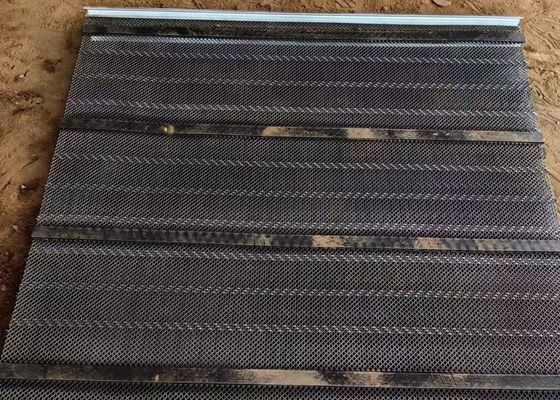 Kautschuk-Selbstreinigungs-Vibrationsschirmnetz für Schiefer-Screening