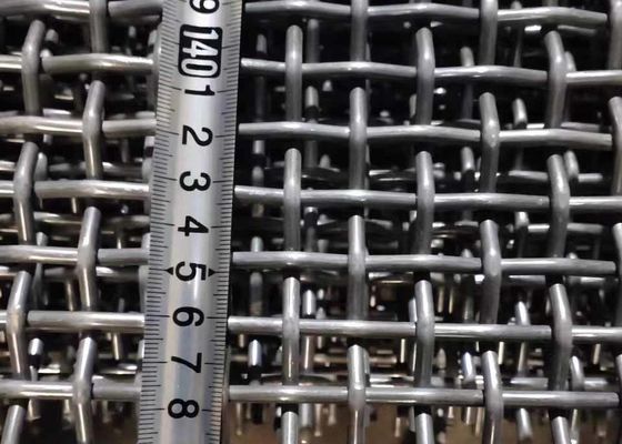 Hochfestes 65mn hakte galvanisierten quetschverbundenen Draht Mesh For Coal Mine Industry