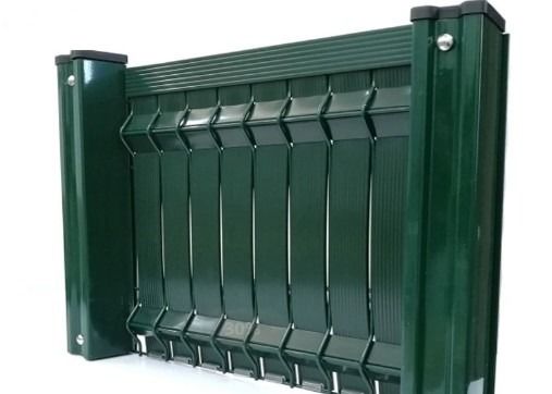 Außenpool 4mm 3d geschwungener Zaun mit PVC-UV-Schiefer