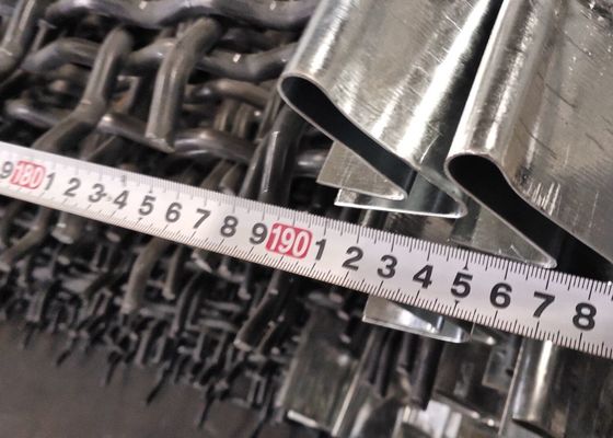 Edelstahl-Gekrümmter Draht Bergbausieb Vibrationsschirmnetz