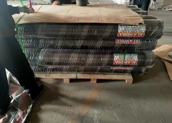Sechseckiges Maschendrahtgeflecht aus PVC, verzinkt, 0,6 mm Durchmesser, 3/4-Zoll-Öffnung
