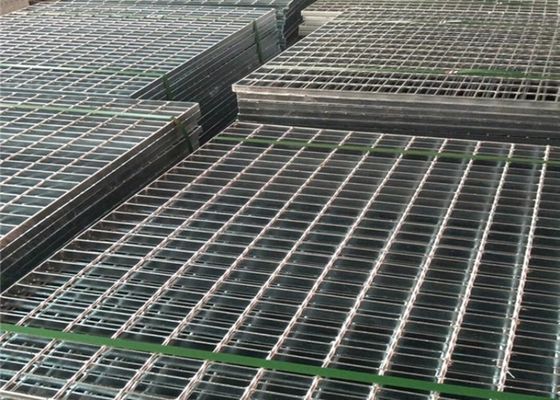 Hot Dip Galvanized Plain / Serrated Stahlgitter für Plattform Gehweg